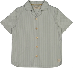 Wheat Shirt Anker SS - Misty stripe